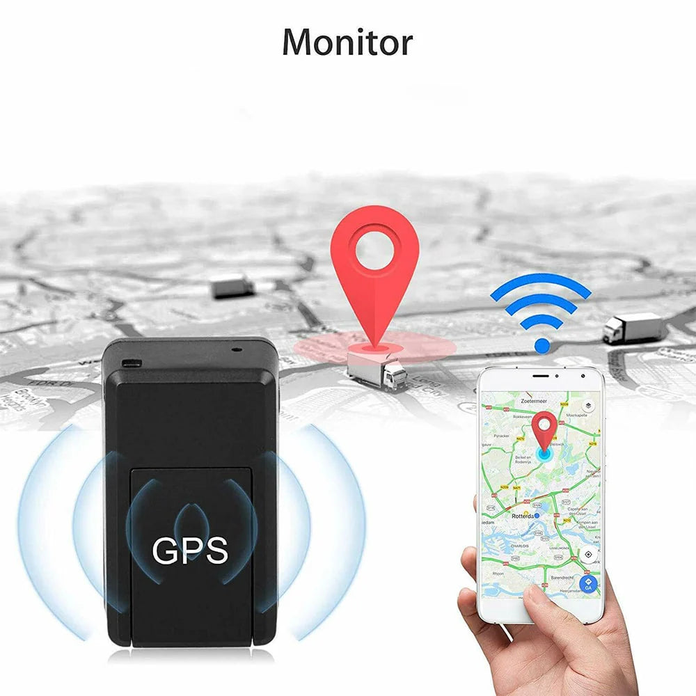 Tracker GPS compact: Mini tracker GPS pour voiture avec SIM - Sans abonnement, prêt à l'emploi